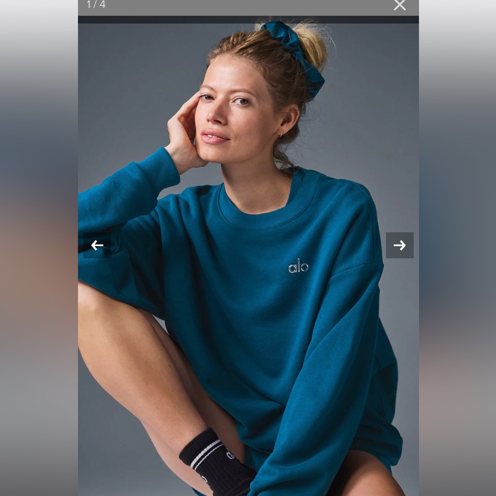 Alo Yoga crew neck pullover XS